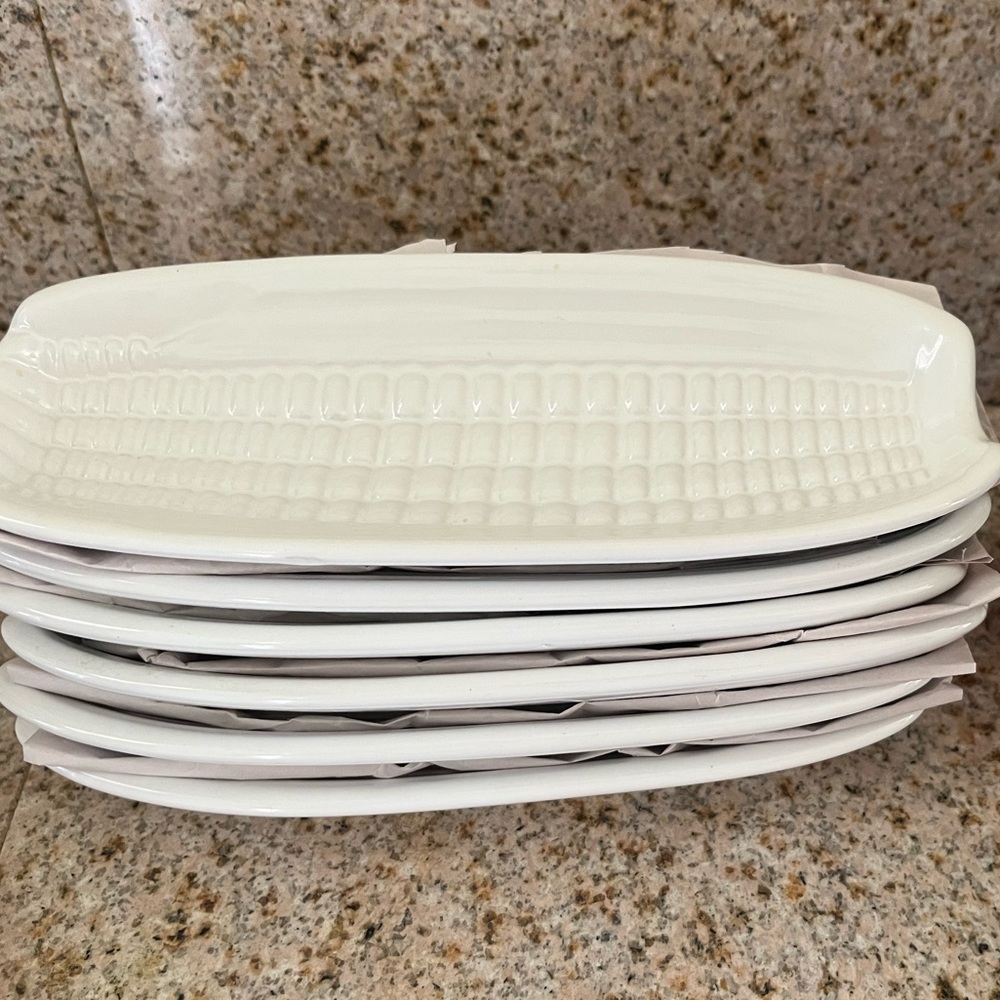 CORN PLATES SET OF 2 - Picture 4 of 4
